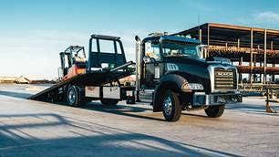 Mack Truck at Construction site