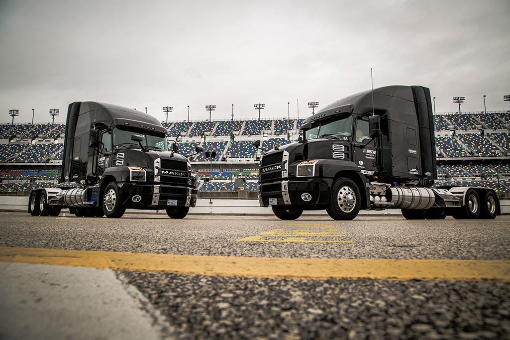 Mack Trucks Renews Partnership Official Hauler of NASCAR