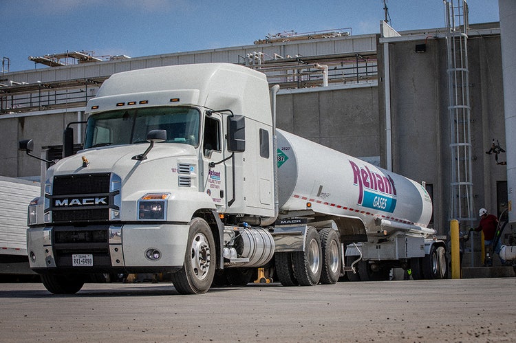 White color Mack Truck Reliant Holdings