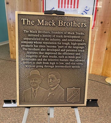 Mack Brothers ATIL Hall of Fame plaque