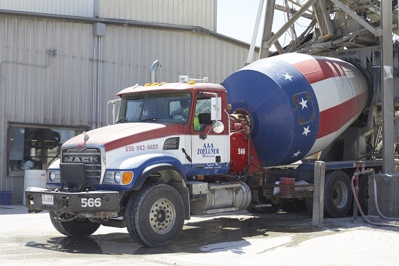 Mack Trucks featured AAA Zoellner Materials, Inc