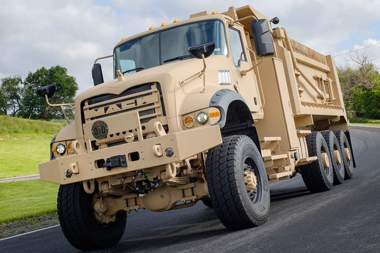 Mack Defense M917A3 non-armored Heavy Dump Trucks (HDT)