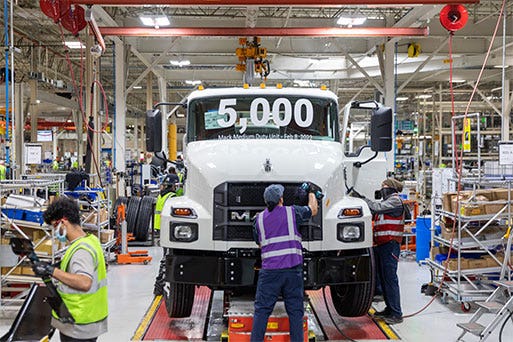 5000th Mack MD-Series Truck