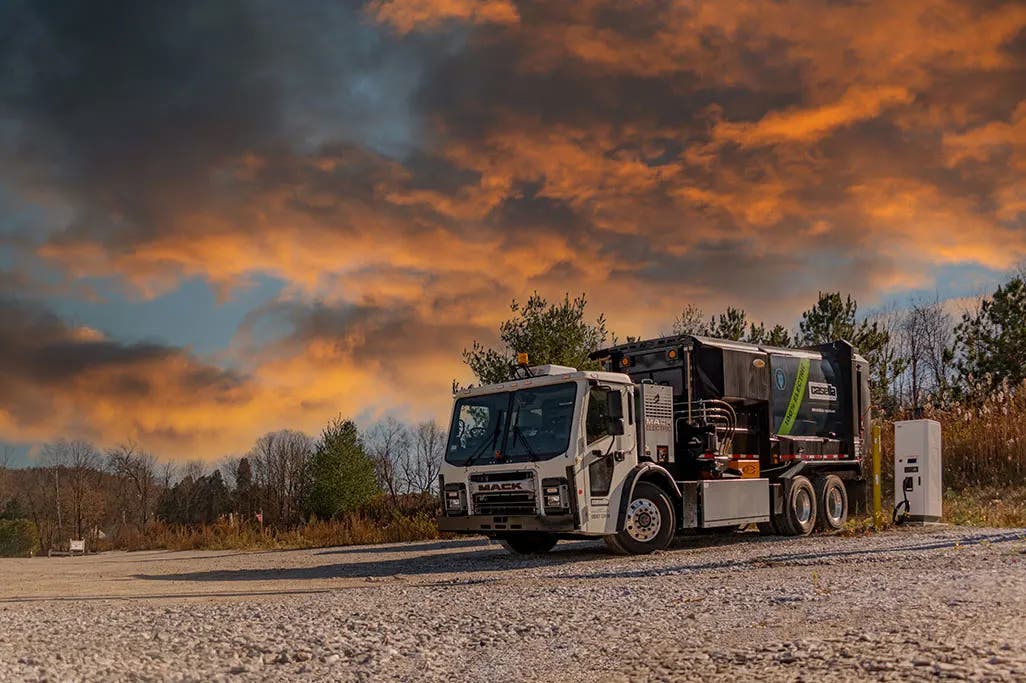 Mack Trucks Features MD Electric, LR Electric Trucks at ACT Expo