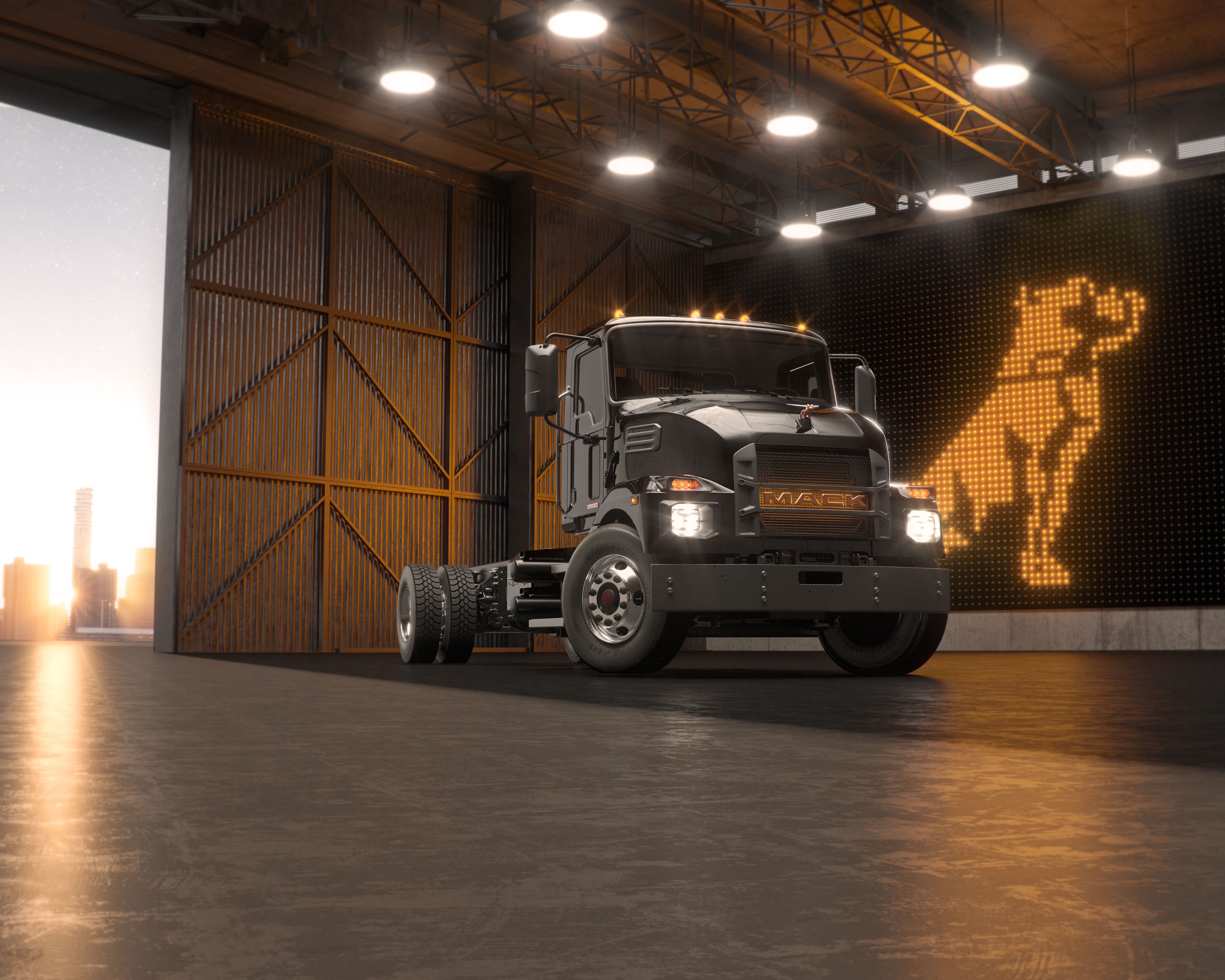 Mack Showcases Zero-Emissions Mack® MD Electric at GTSE Ride and Drive