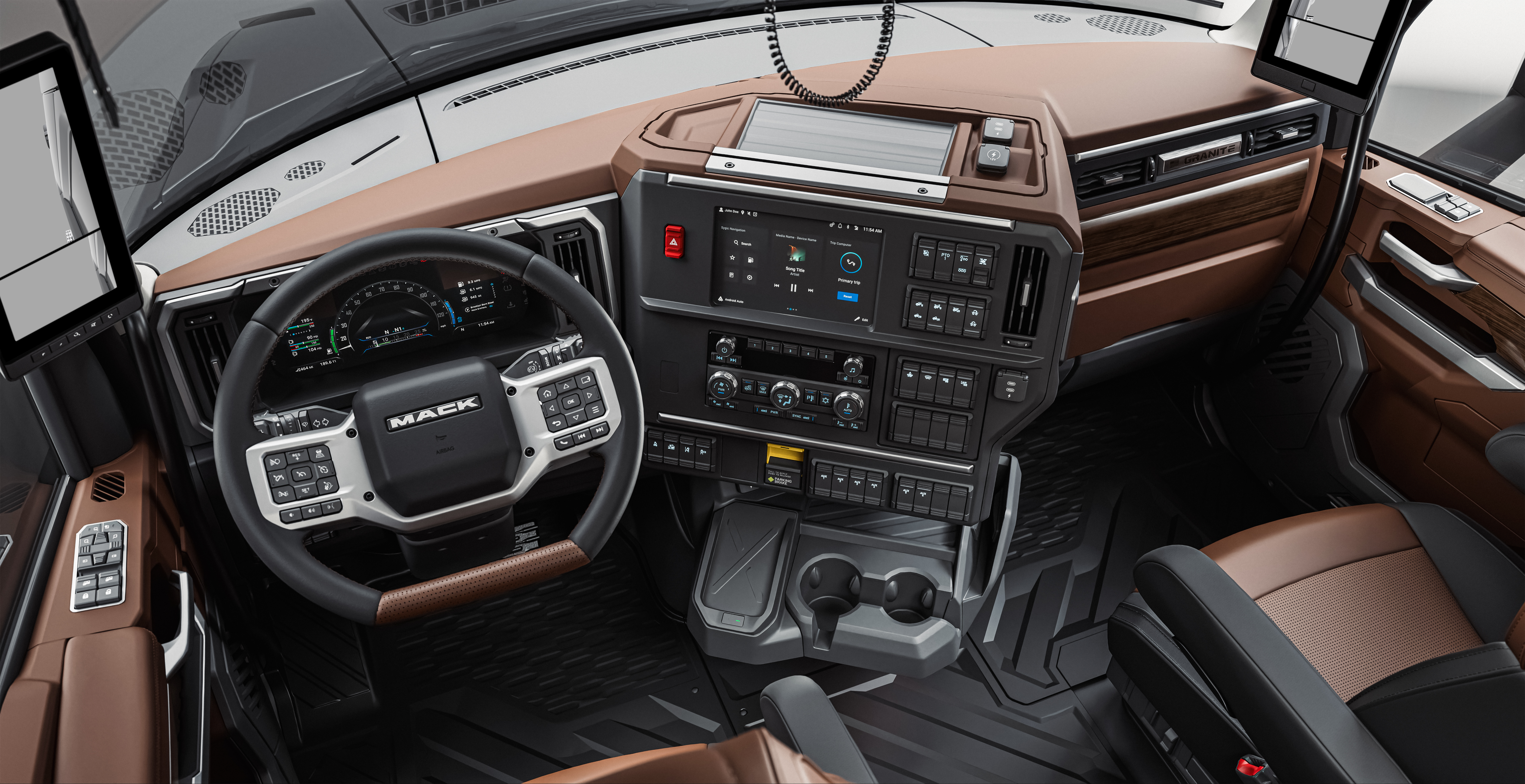 All-New Mack Granite Cab Raises the Bar for Vocational Driver Comfort