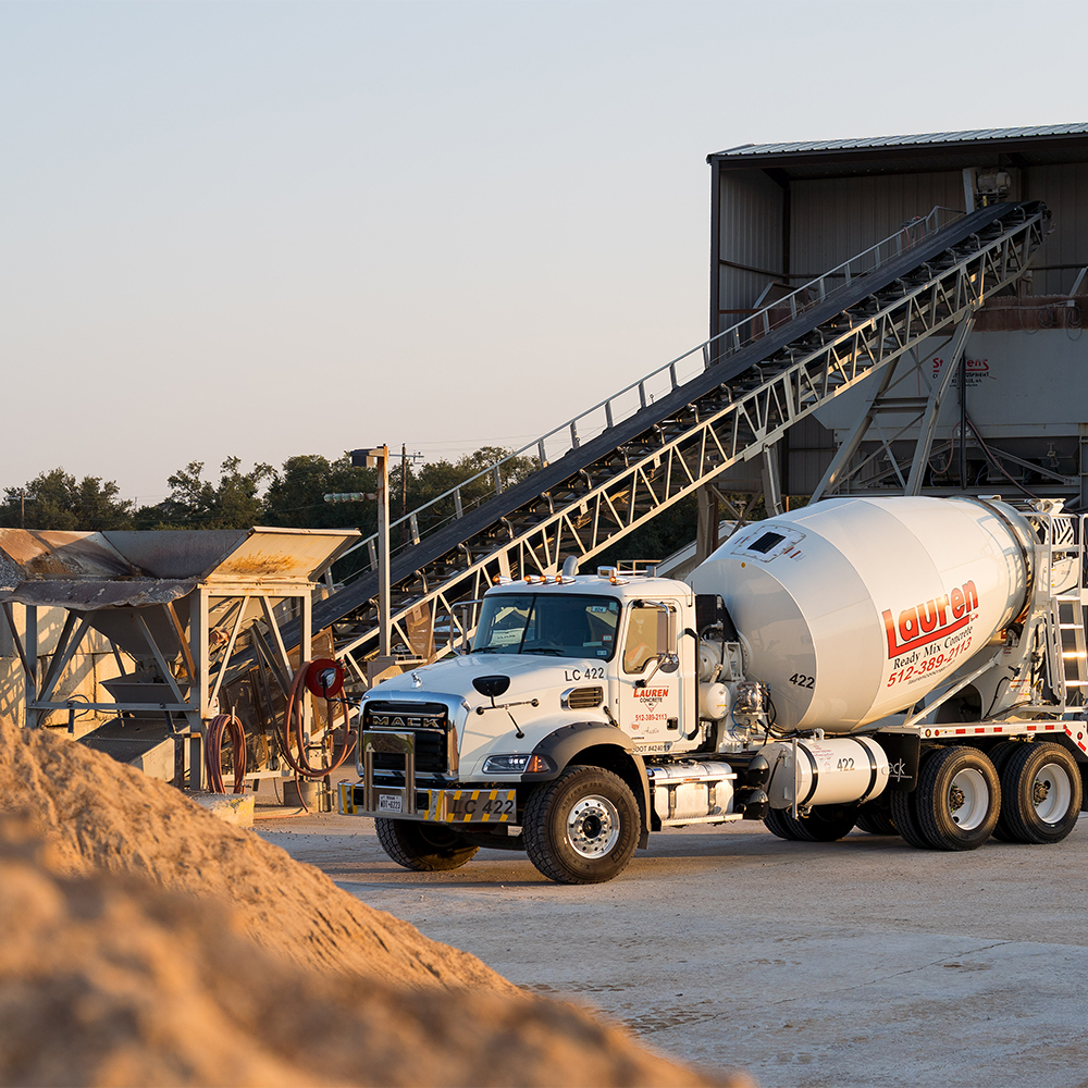 Lauren Concrete grows with Austin using a 292-truck Mack fleet