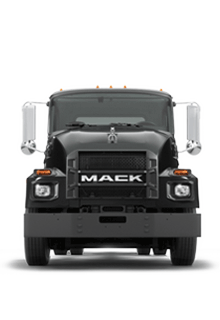 Camion remorque Mack avec chargeur avec pelle JBC — Griffon