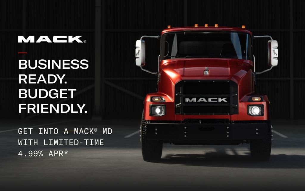 1/54 FIRST GEAR MACK VISIONS TRACTOR & 48 FT. TRAILER