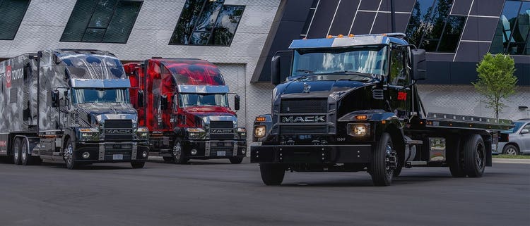 Story about how Mack anthem winning race