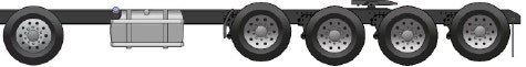 10 by 40 axle configuration with Pusher and Tag Axle