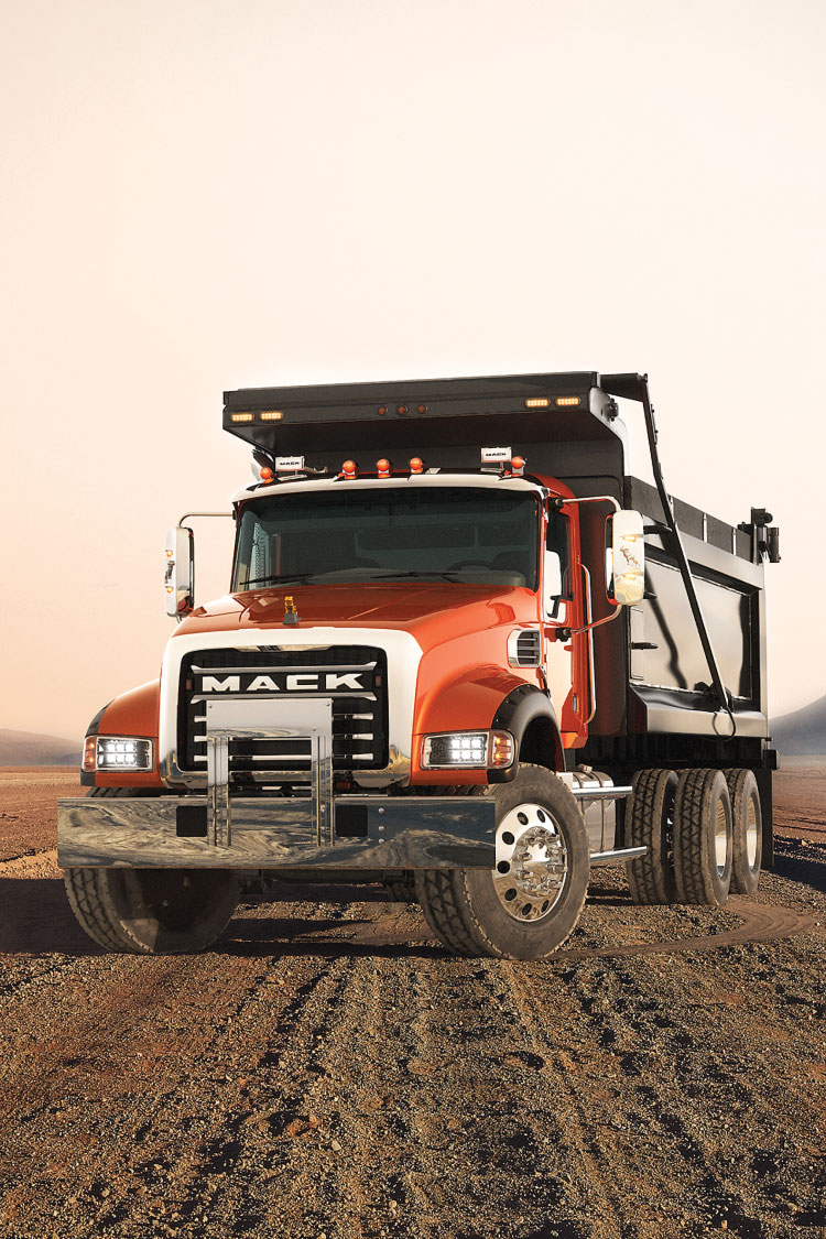 レア 1/64 Mack GRANITE DayCab Pup Trailer FIRST GEAR 69-0187
