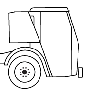 Flip door configuration