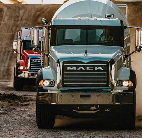 Mack Trucks Granite front view