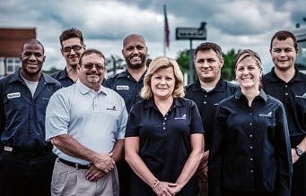 A group of Mack Dealership employees.